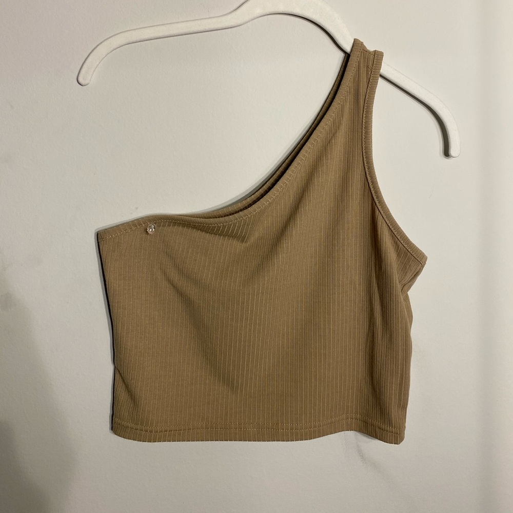 one sided crop top